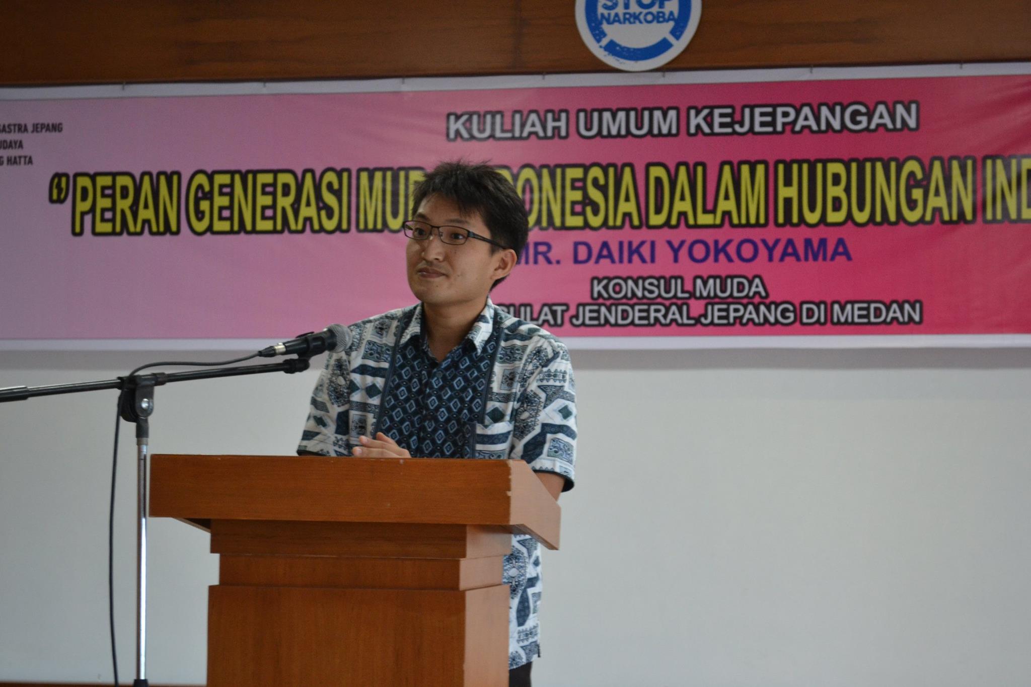 Mahasiswa Universitas Bung Hatta Belajar Kejepangan bersama Konsul Muda Jepang