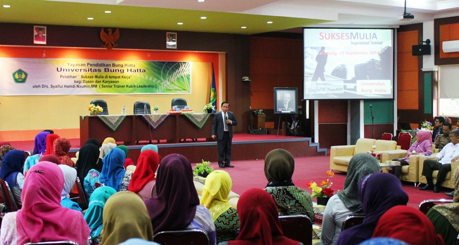 UBH Gelar Motivasi Sukses Mulia