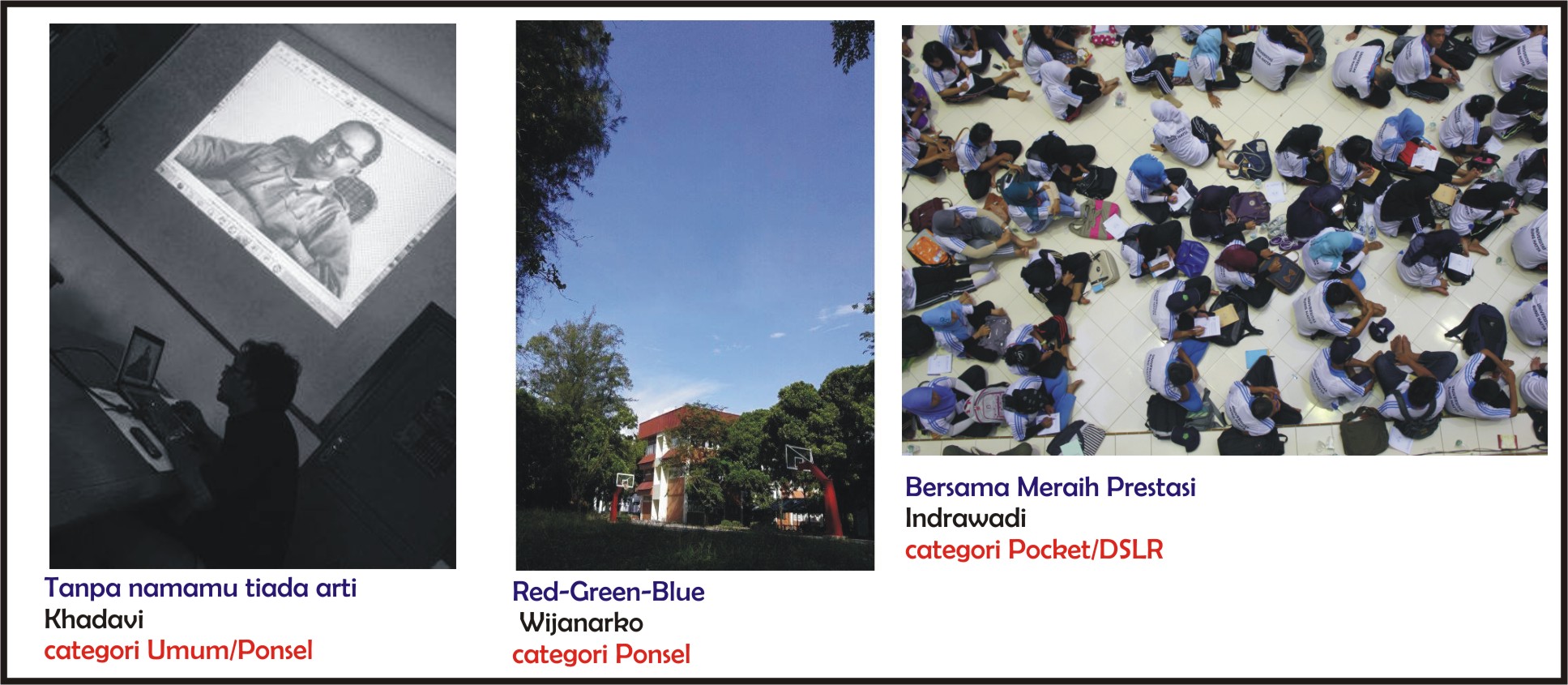 3 Foto Terbaik Lomba Fotografi "Kampusku"