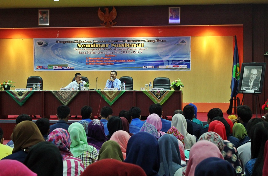 Seminar Nasional Akuntansi UBH Bahas Pasca Penerapan PP. No 71 Tahun 2000