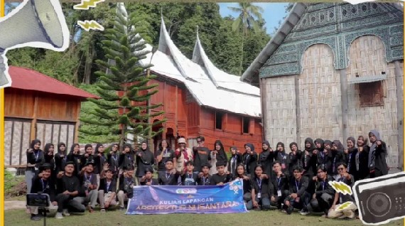 Kuliah Lapangan Arsitektur Nusantara Mahasiswa Teknik Arsitektur UBH, Dalami Arsitektur dan Konstruksi Material Rumah Gadang di Sumpur-Batipuh