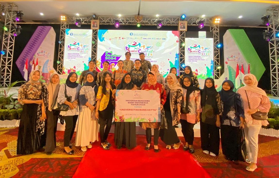 50 Mahasiswa Universitas Bung Hatta Terima Beasiswa Bank Indonesia