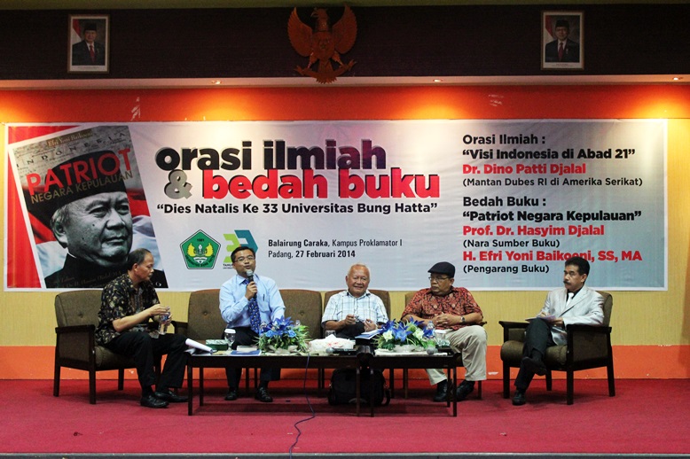 Buku Tentang Hasjim Djalal, Diplomat Laut Indonesia Dibedah Di UBH