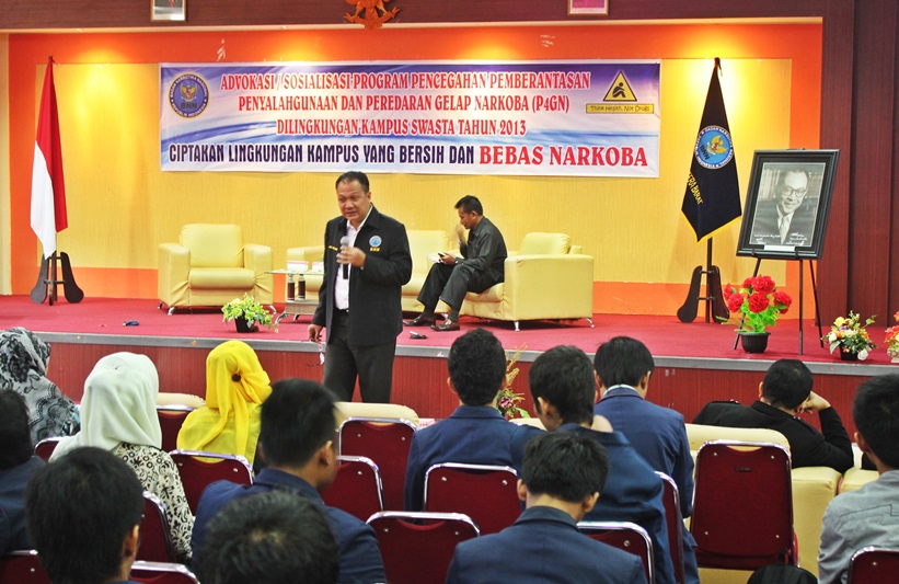 BNN Sumbar dan UBH Sosialisasikan Pentingnya Pencegahan dan Bahaya Narkoba