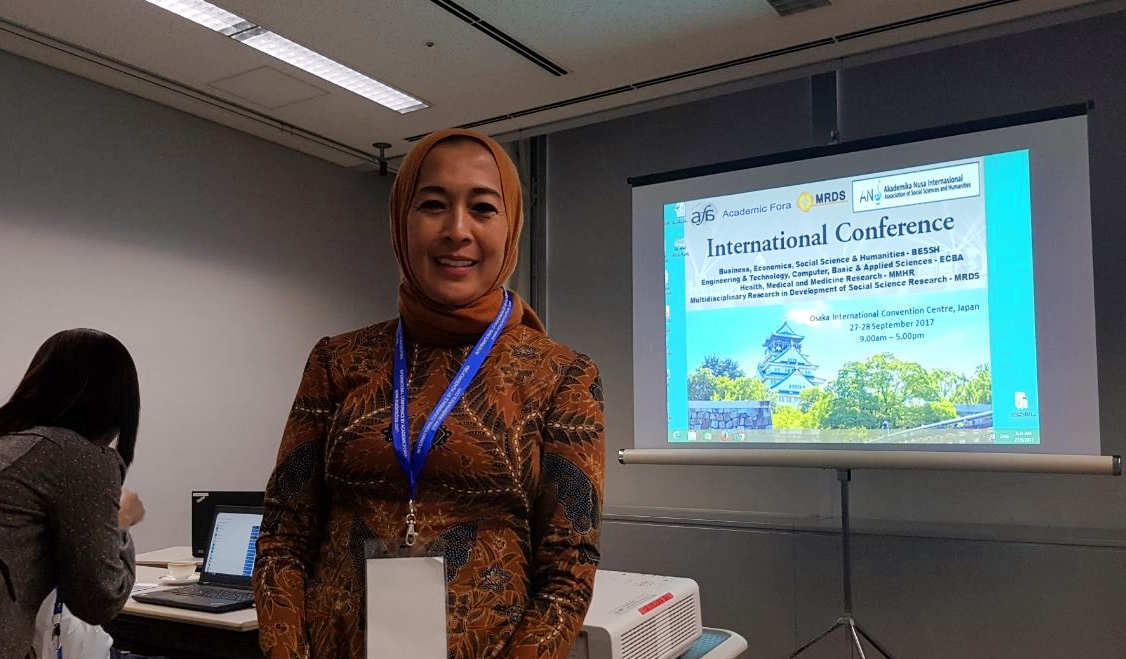 Dr. Diana Kartika Jadi Pemakalah Seminar Internasional di Osaka Jepang
