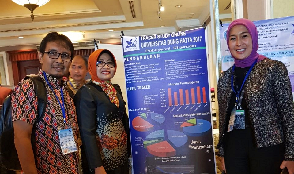 CDC Universitas Bung Hatta Ikuti Seminar Hasil Tracer Study Kemenristekdikti