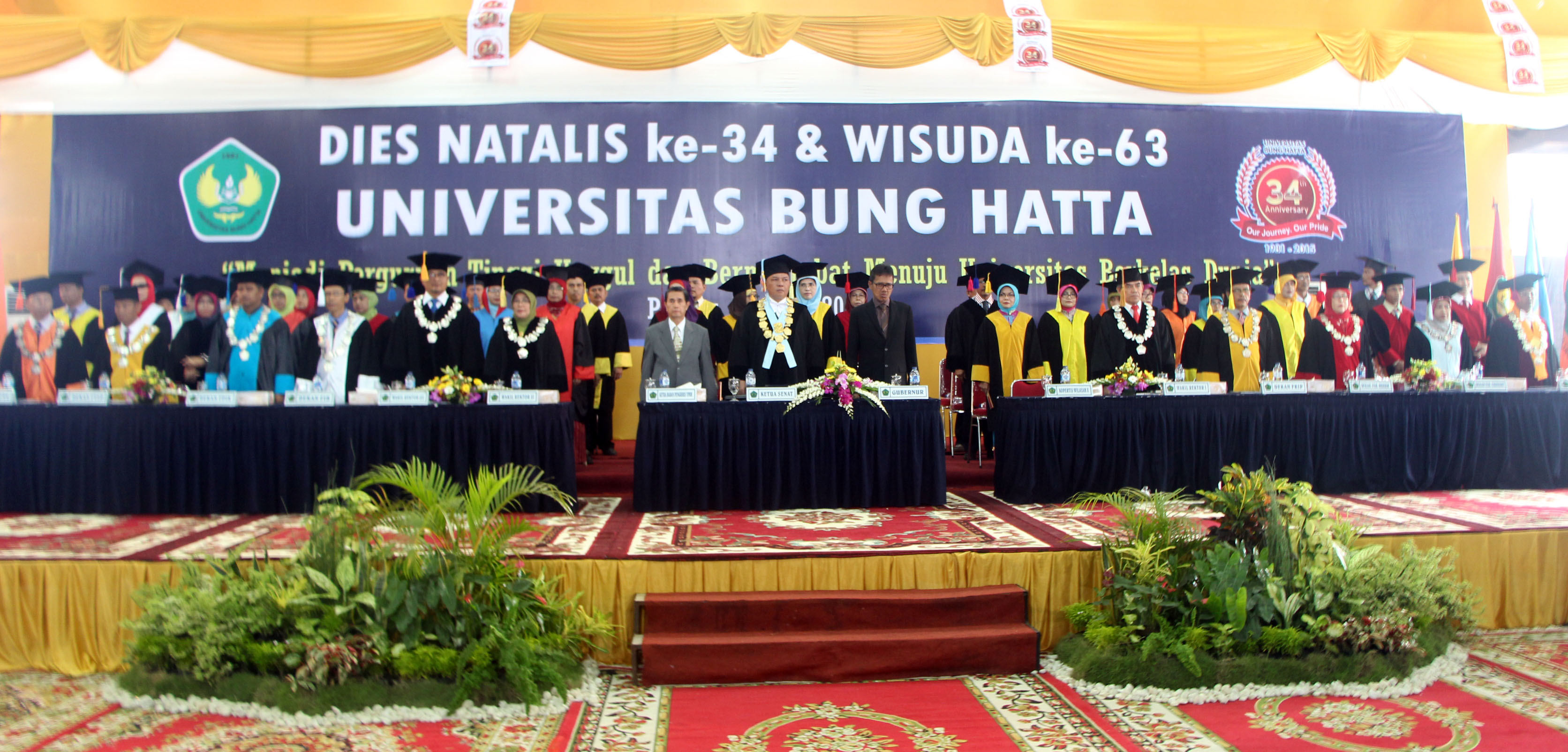 Wisuda ke-63, Lulusan UBH Tidak Boleh Lengah