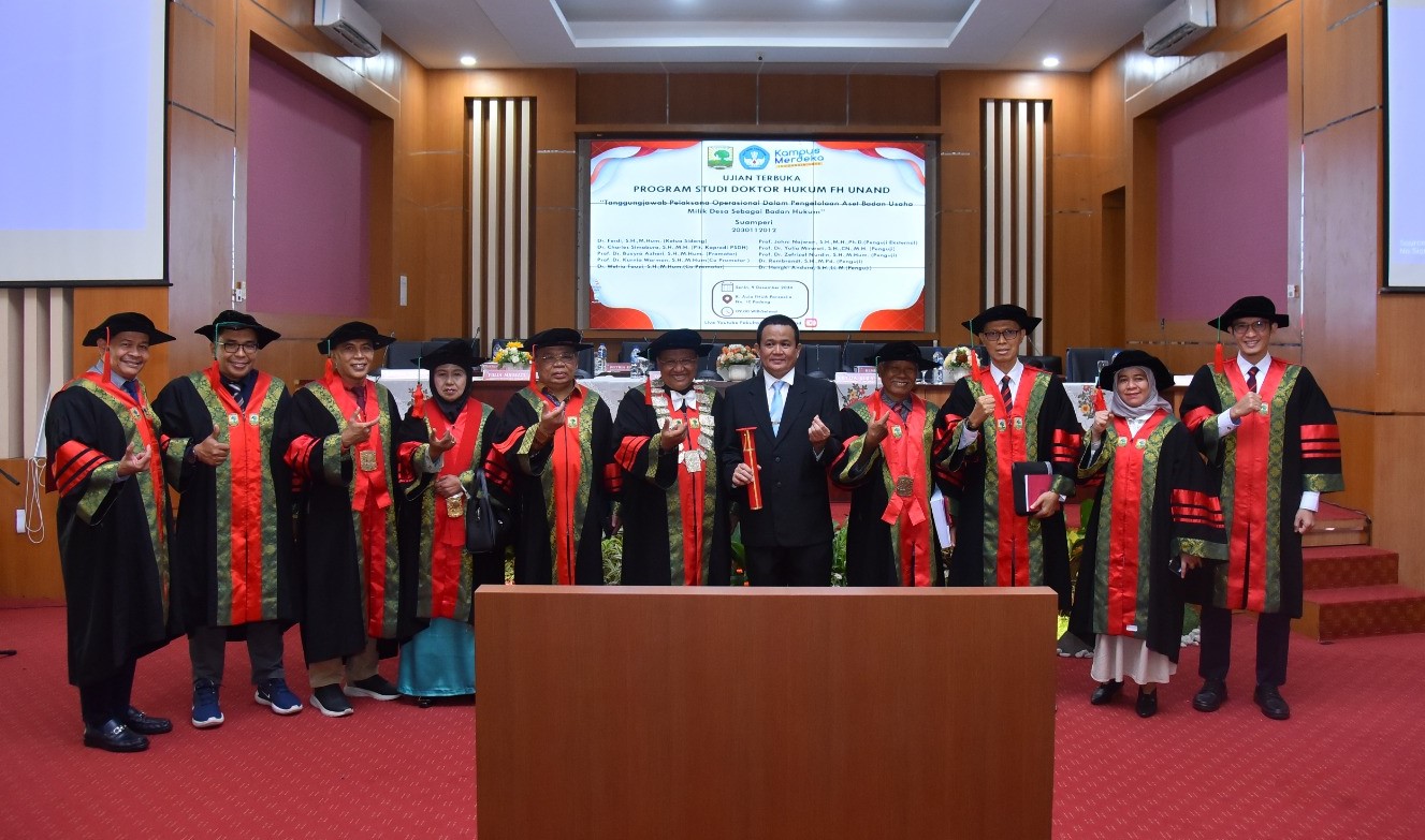 Lagi, Fakultas Hukum Universitas Bung Hatta Tambah 1 Orang Doktor