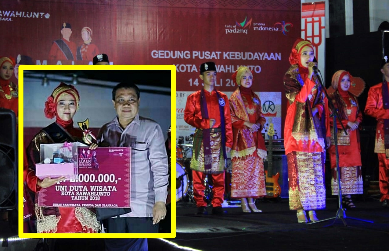 Putri Nurhasanah Mahasiswa Pendidikan Bahasa Inggris Universitas Bung Hatta Jadi Uni Duta Wisata Sawahlunto 2018