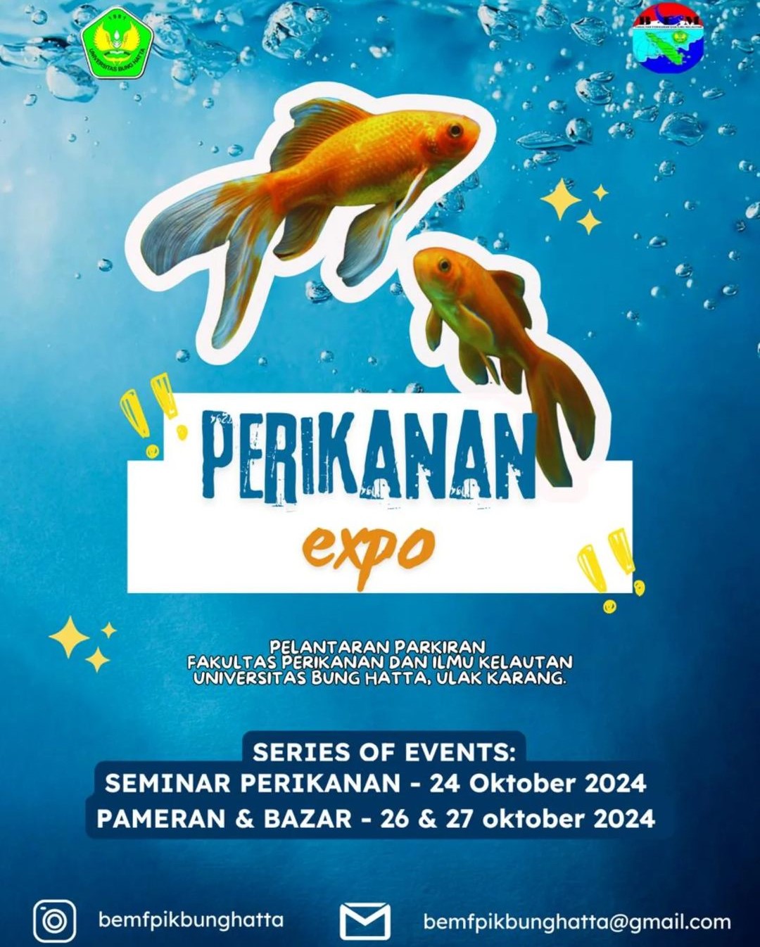 Di Hari Wisuda, BMM Fakultas Perikanan dan Ilmu Kelautan, Akan Gelar Perikanan EXPO