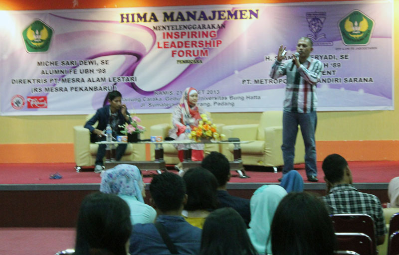 HMJ Manajemen FE-UBH Gelar "Inspiring Leadership Forum"