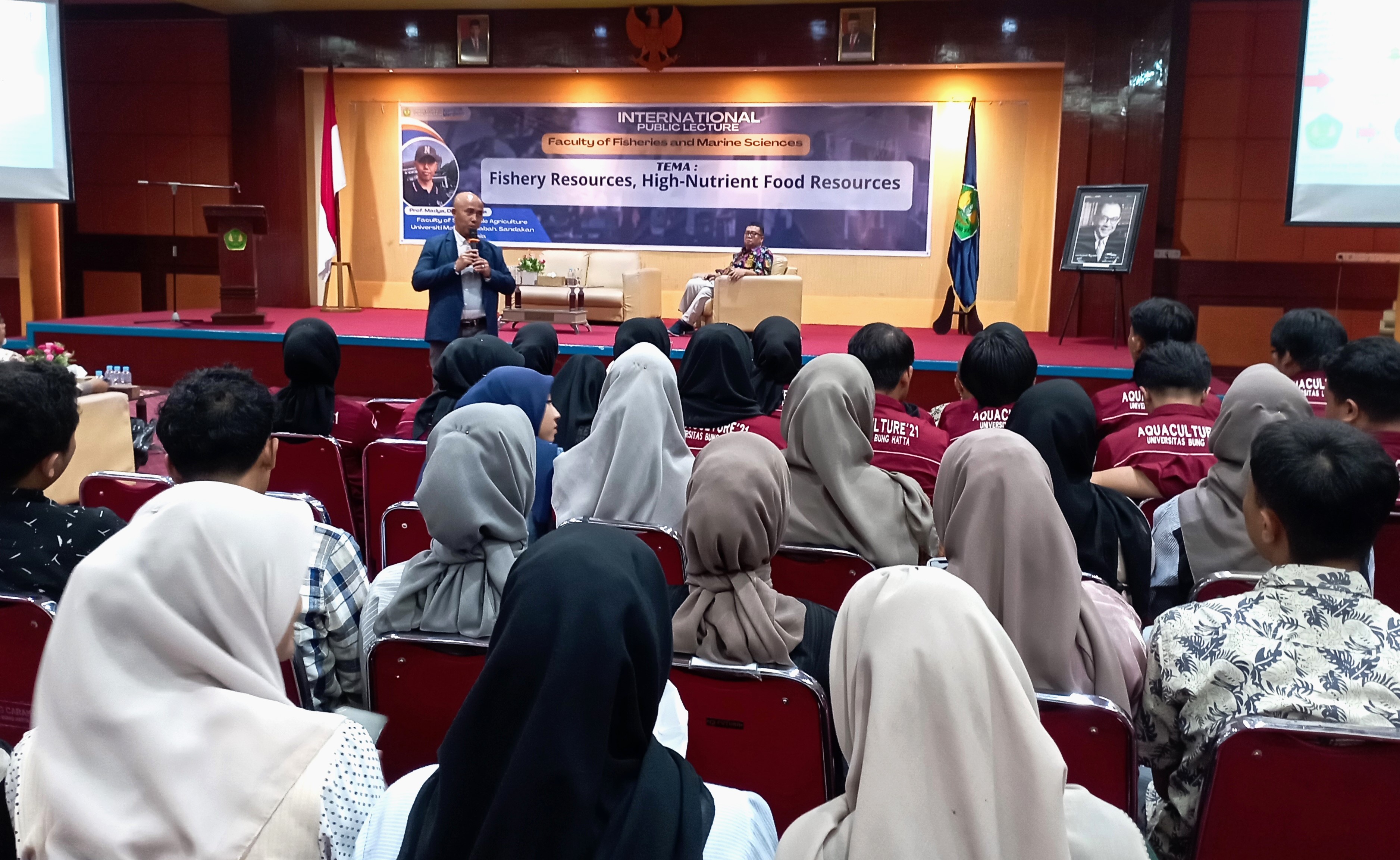 Kuliah Umum Internasional Fakultas Perikanan dan Ilmu Kelautan : Sumberdaya Perikanan, Sumberdaya Pangan Bergizi Tinggi.