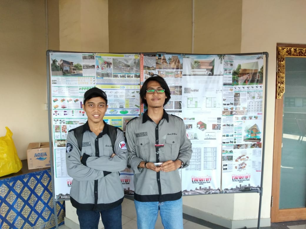 Salut! Dua Mahasiswa Prodi Arsitektur FTSP Universitas Bung Hatta Juara II Sayembara Rumah Murah Fanatik 2018 di Bali