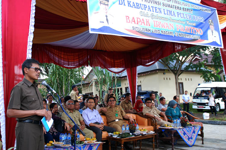 Gubernur Tandatangani MoU Gerakan Optimalisasi Penyuluhan Pertanian, Perikanan dan Kehutanan