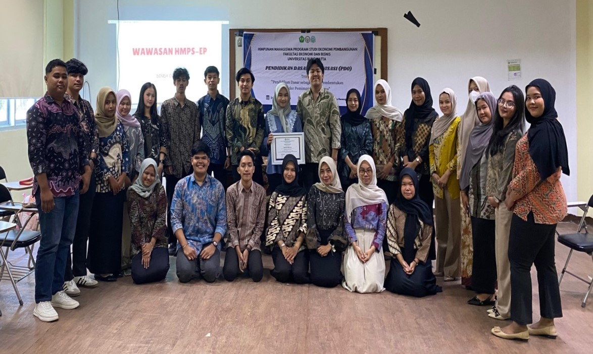 Tumbuhkan Semangat Berorganisasi, Hima Prodi Ekonomi Pembangunan Gelar Pendidikan Dasar Organisasi