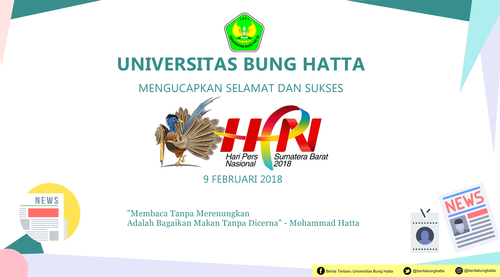 Selamat Hari Pers Nasional 2018