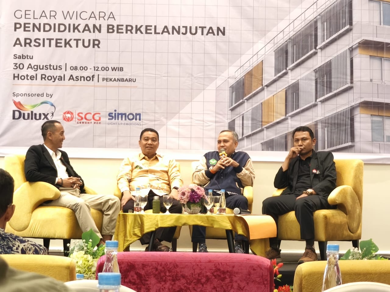 Wakil Walikota Pekanbaru, Alumni Arsitektur UBH Narasumber Talk Show Pendidikan Berkelanjutan Arsitektur