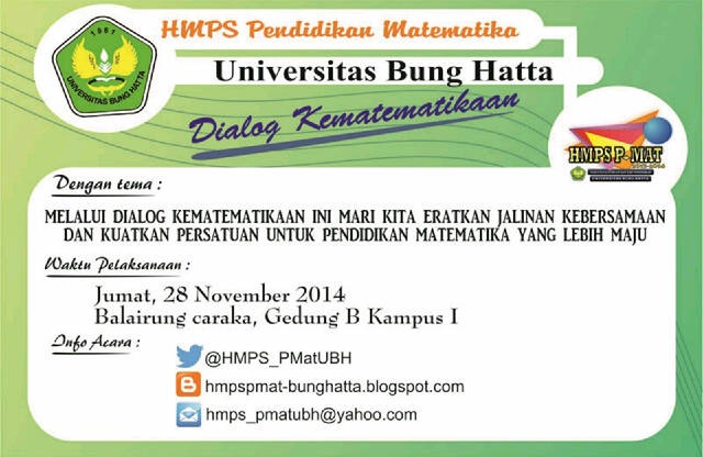 Pendidikan Matematika UBH Gelar Dialog Kematematikaan