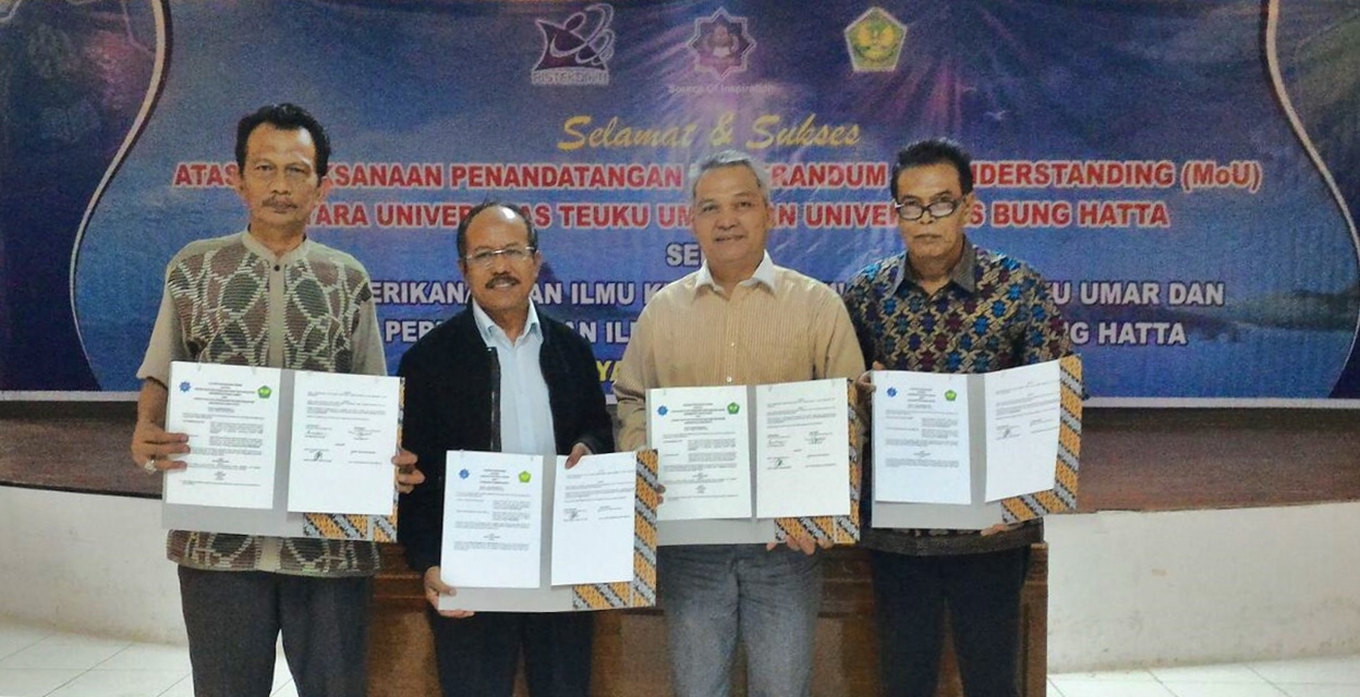 Universitas Bung Hatta Jalin Kerja Sama dengan Universitas Teuku Umar Melaboh