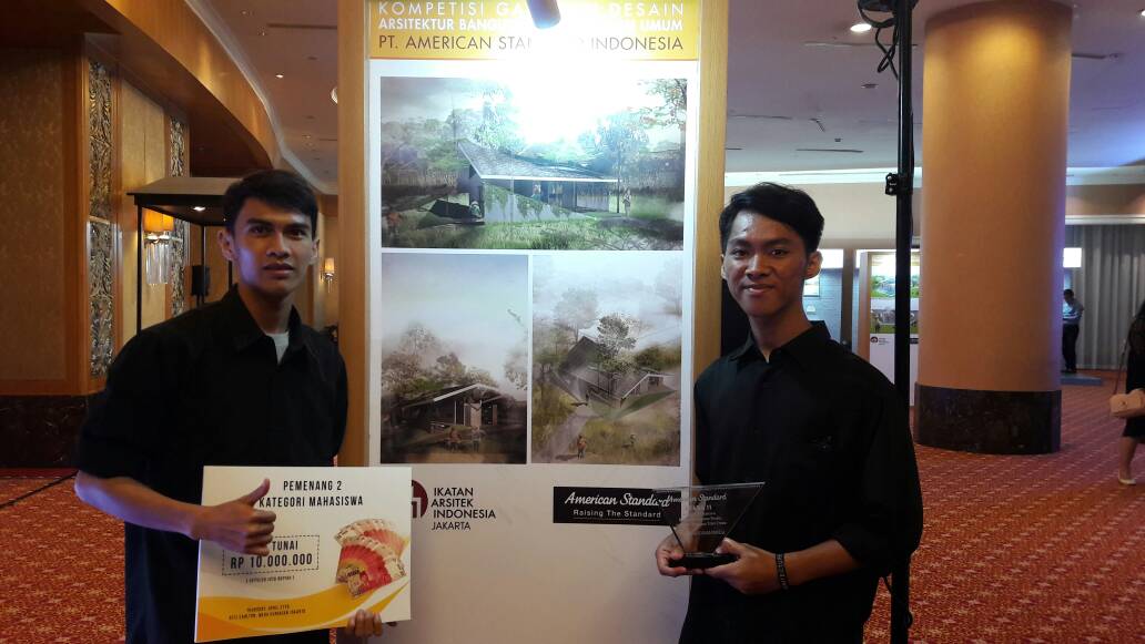 3 Mahasiswa Teknik Arsistektur Universitas Bung Hatta Borong Juara Sayembara Nasional