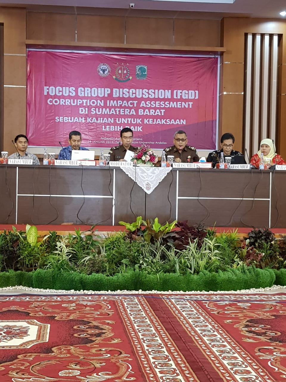 Helmi Chandra SY, S.H, M.H., Diundang oleh Kejaksaan sebagai Narasumber dalam Focus Group Discussion (FGD) di Unand