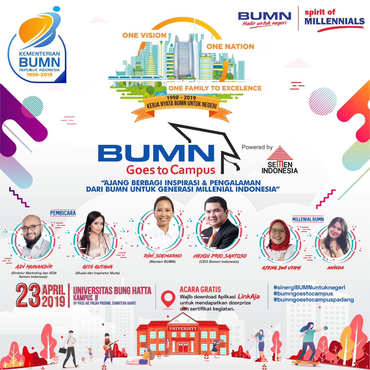 Satu Hari Lagi Menuju BUMN Goes to Campus 2019.