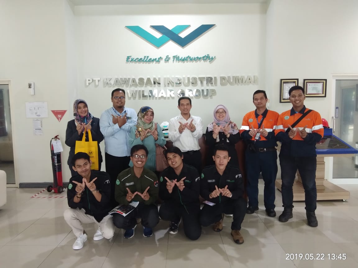 Sharing Penyusunan Kurikulum Revolusi Industri 4.0, Prodi Teknik Kimia Universitas Bung Hatta Kunjungi PT Wilmar Nabati Indonesia