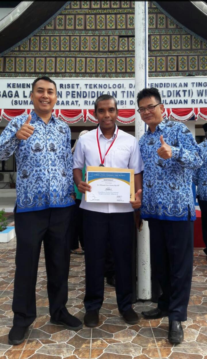 Dr. Wahyudi Putra Utama, BQS., M.T., Dosen Pemenang Pemilihan Pendidik Berprestasi Tingkat LLDIKTI X Bidang Sains dan Teknologi