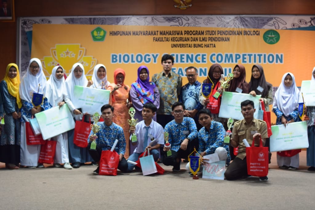Prodi Biologi Selenggarakan Biology  Science Competition Tingkat SMA/MA se-Sumatera Barat