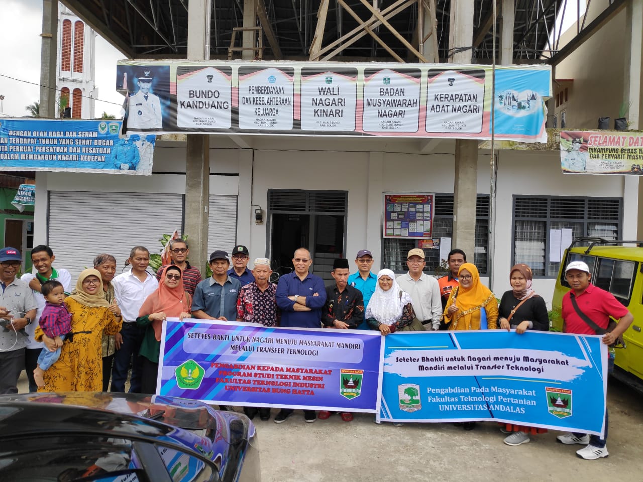 Universitas Bung Hatta dan Universitas Andalas Inisiasi PKM ke Nagari Kinari Kec. Bukit Sundi Kab. Solok