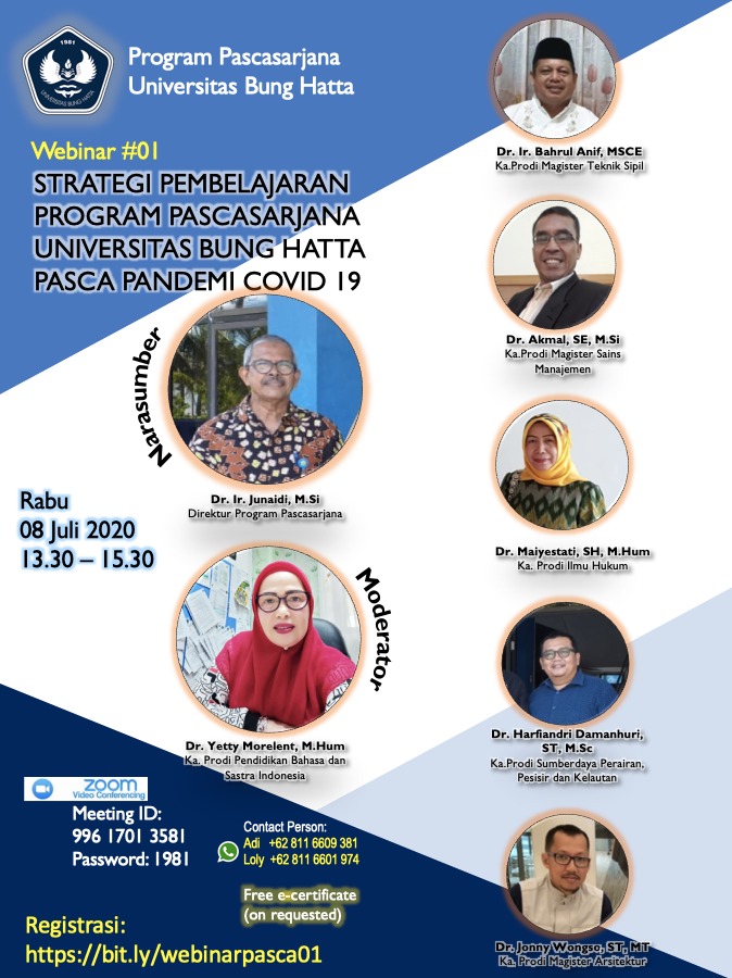 Webinar Program Pascasarjana Universitas Bung Hatta