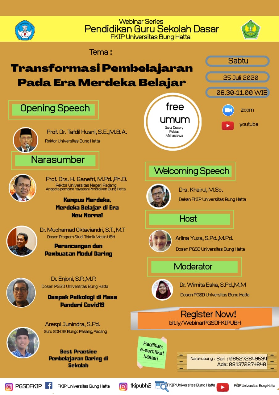 Webinar Series Transformasi Pembelajaran pada Era Merdeka Belajar