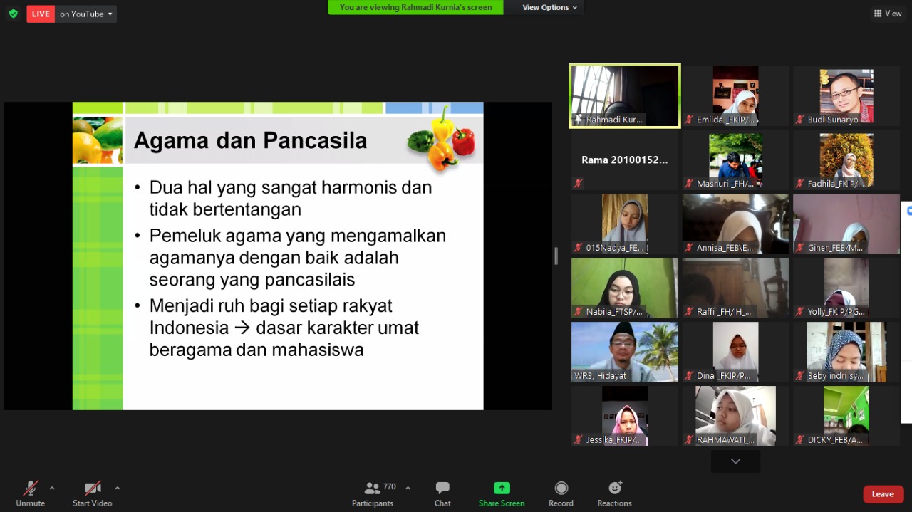 Pendikar Pertemuan ke-2 Universitas Bung Hatta