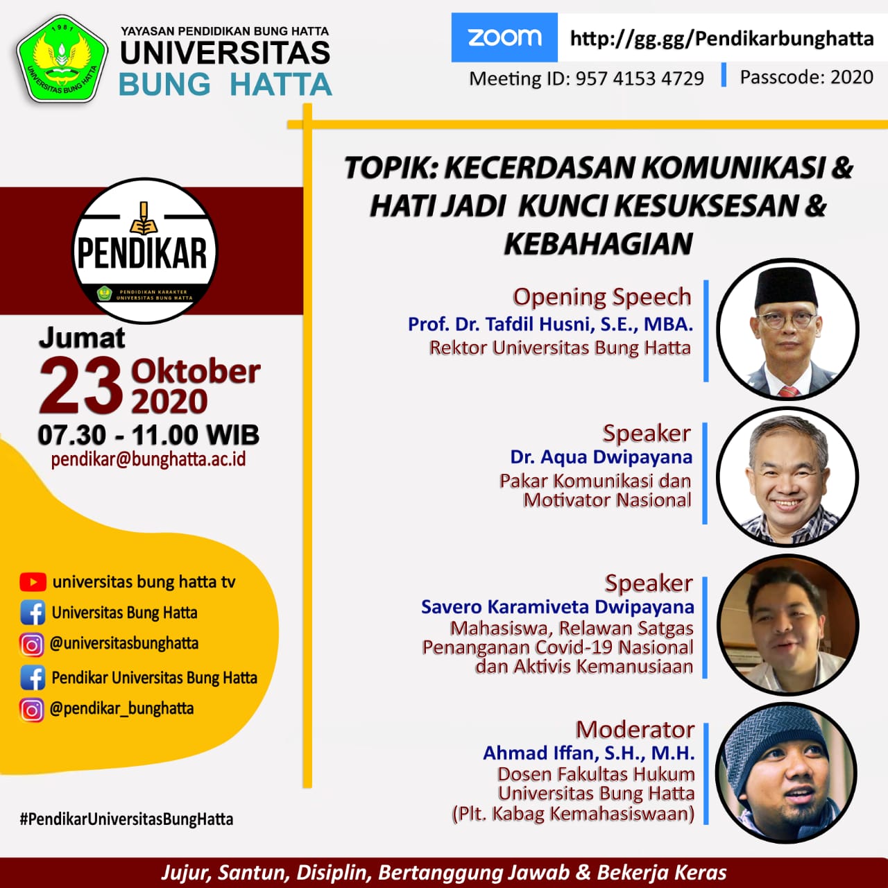 Pendikar Edisi-4 bagi mahasiswa Universitas Bung Hatta