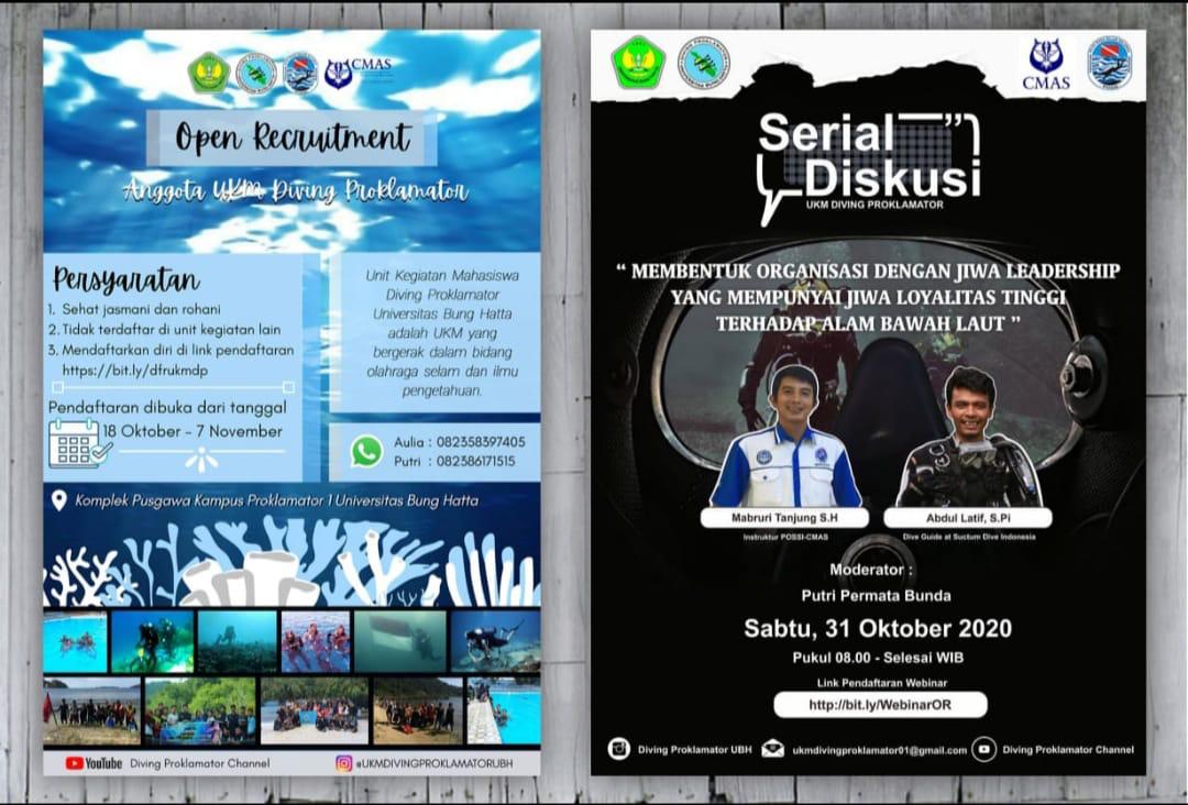 Webinar UKM Diving Proklamator Universitas Bung Hatta