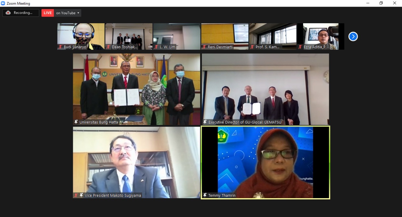 Renewal of MoU for Academic Collaboration between Universitas Bung Hatta and Gifu University, Japan