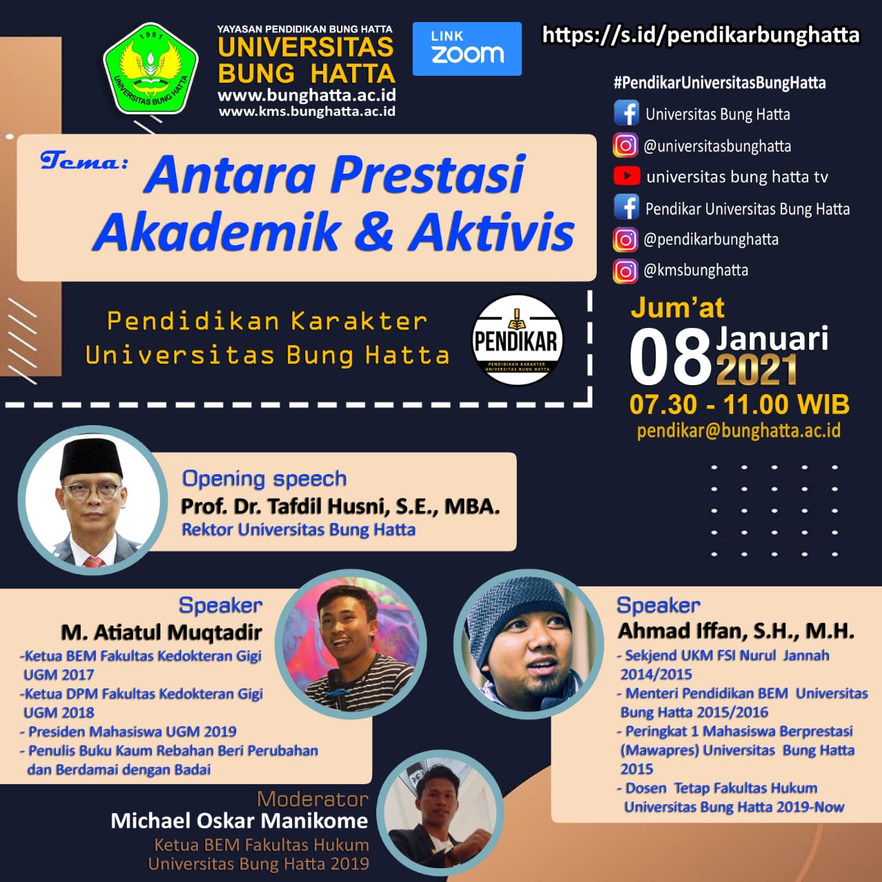 Program Pendidikan Karakter bagi Mahasiswa Universitas Bung Hatta