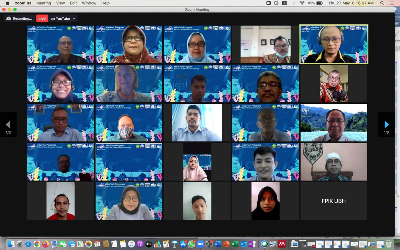 FPIK Universitas Bung Hatta Tergabung dalam Program eDuFish 2021