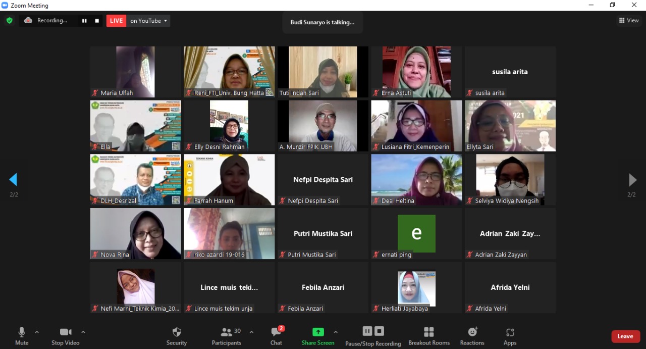 Tingkatkan Akademik Mahasiswa, Prodi Teknik Kimia Gelar Workshop MBKM