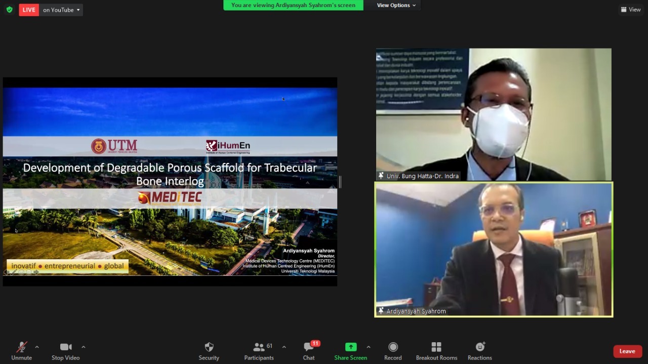 Diikuti 4 Negara, The 6th ESTIC 2021 Universitas Bung Hatta Berlangsung Meriah