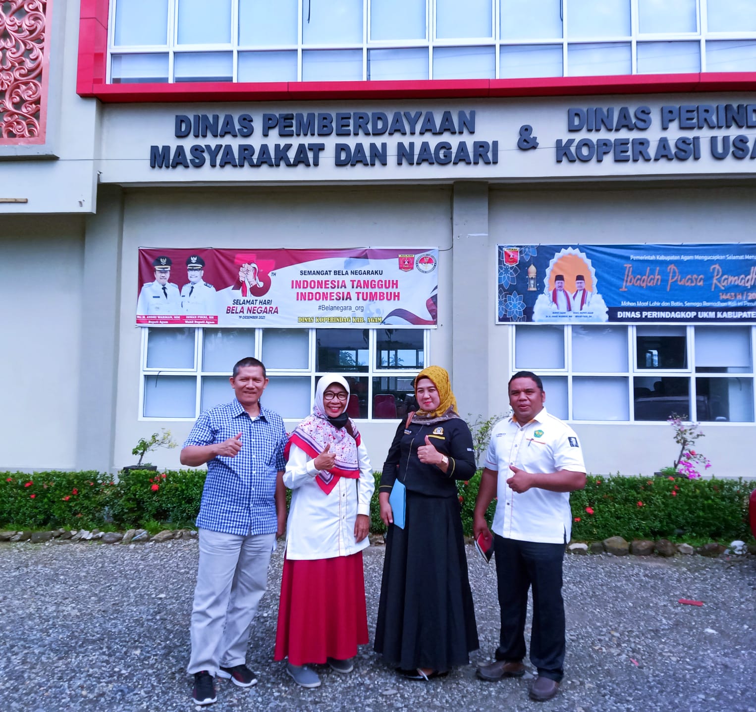 Korkab. Agam dan Pengelola KKN PPM-T Lakukan Audiensi Bersama DPMN Kab. Agam