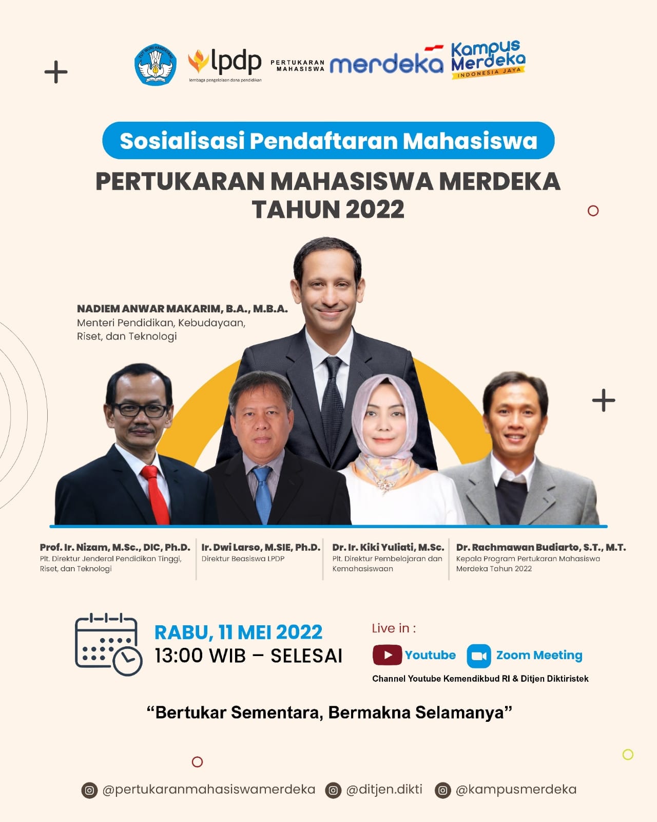 Mari Ikuti Program Pertukaran Mahasiswa Merdeka (PMM) tahun 2022