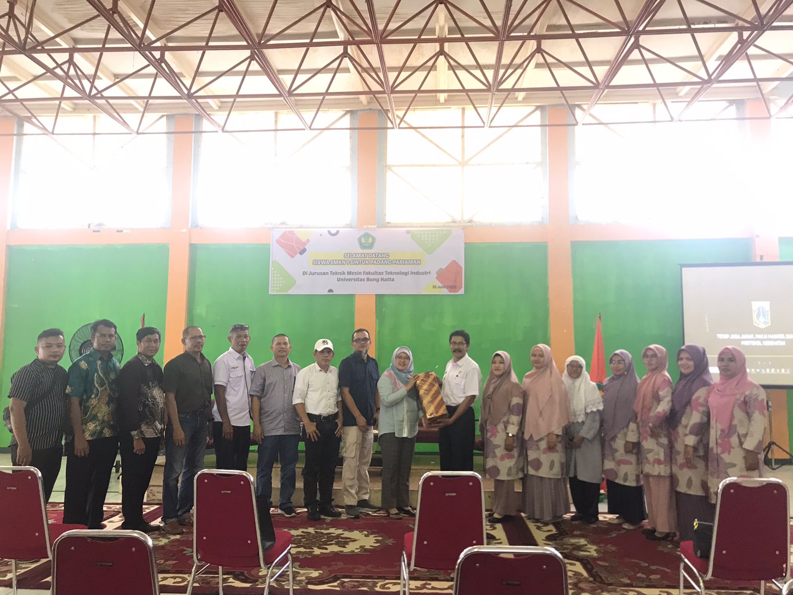 SMK N 1 Sintuk Kabuten Padang Pariaman  Kunjung Balasan Ke Jurusan Teknik Mesin FTI Universitas Bung Hatta