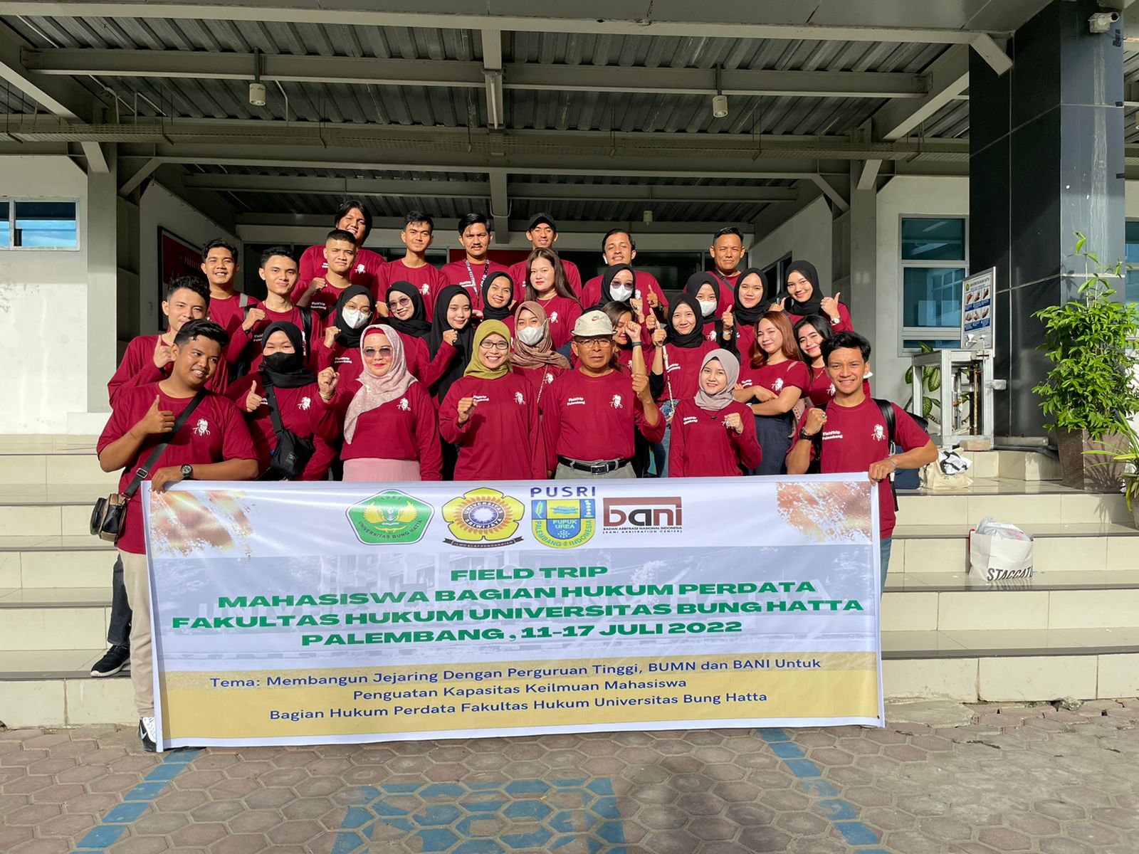 Mahasiswa Hukum Perdata Fakultas Hukum Universitas Bung Hatta Field Trip ke Palembang