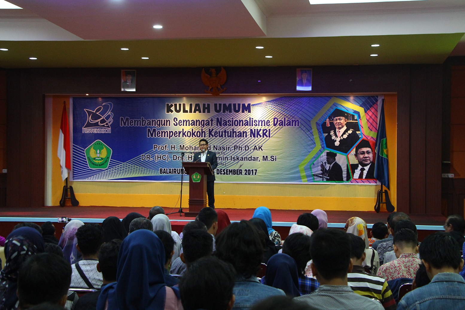 Dr (HC) H. Muhaimin Iskandar, M.Si Berikan Kuliah Umum di Universitas Bung Hatta