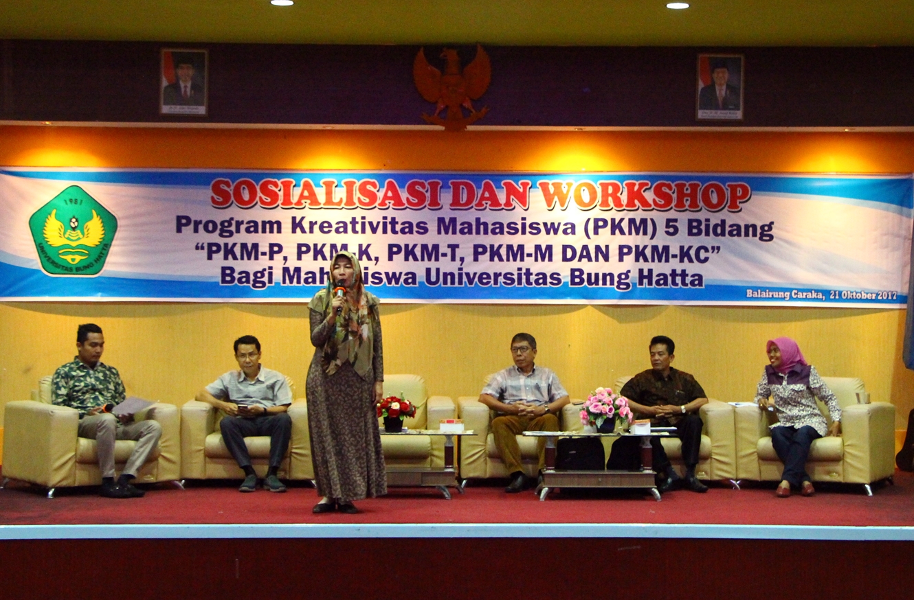 Universitas Bung Hatta Gelar Sosialisasi dan Workshop PKM 5