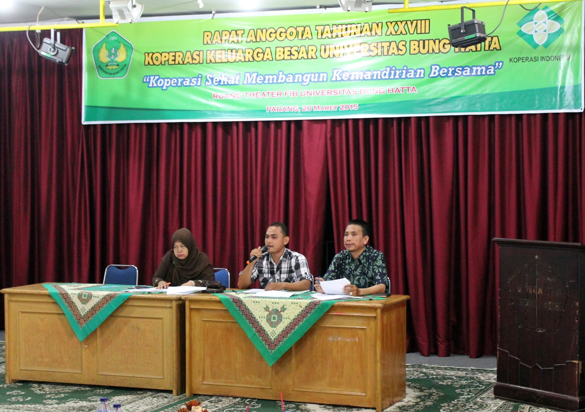 Koperasi Keluarga Besar Universitas Bung Hatta Gelar RAT ke-28