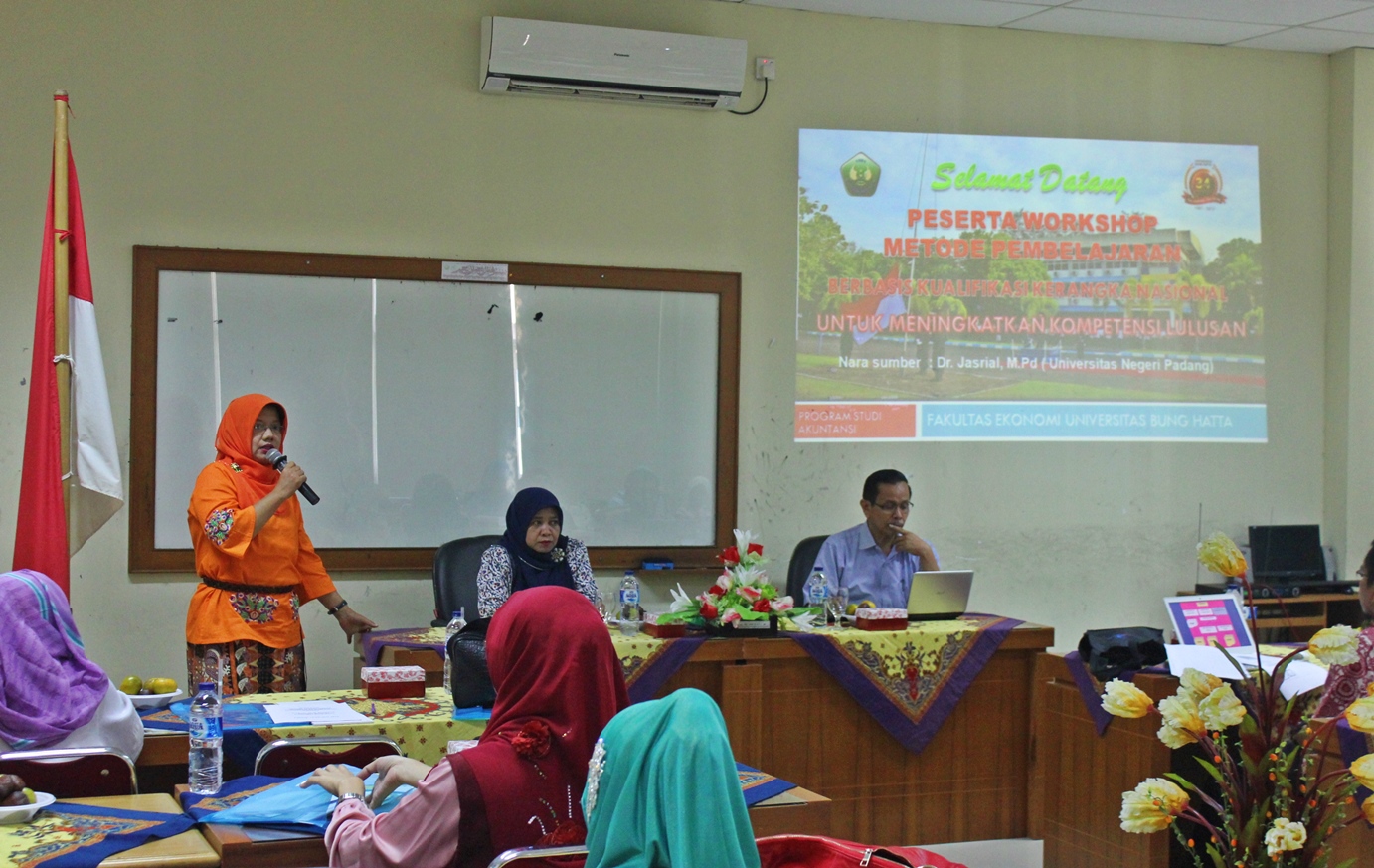 Jurusan Akuntansi Universitas Bung Hatta Gelar Workshop Metode Pembelajaran Berbasis KKNI
