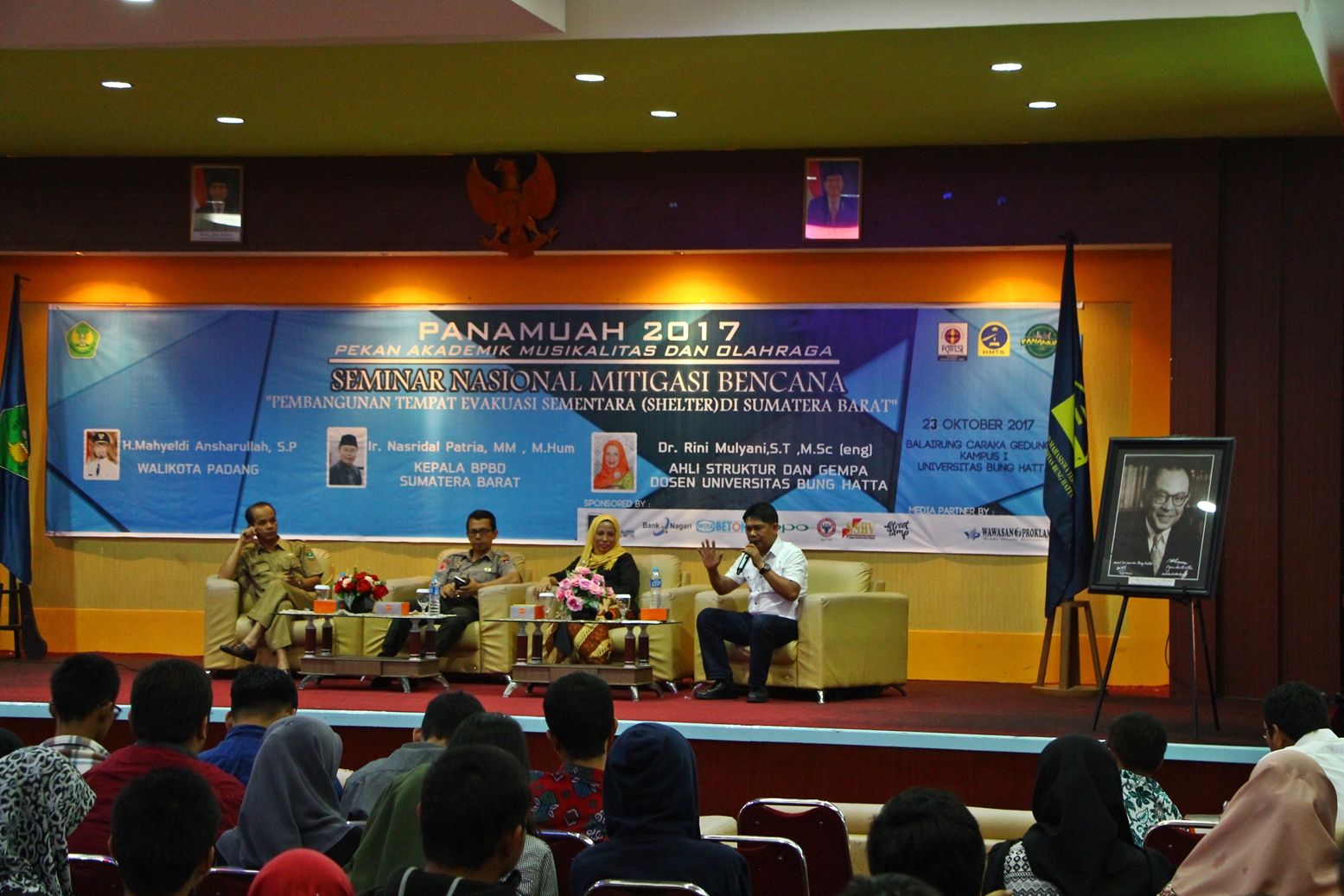 Hima Teknik Sipil Universitas Bung Hatta Adakan Seminar Nasional Mitigasi Bencana