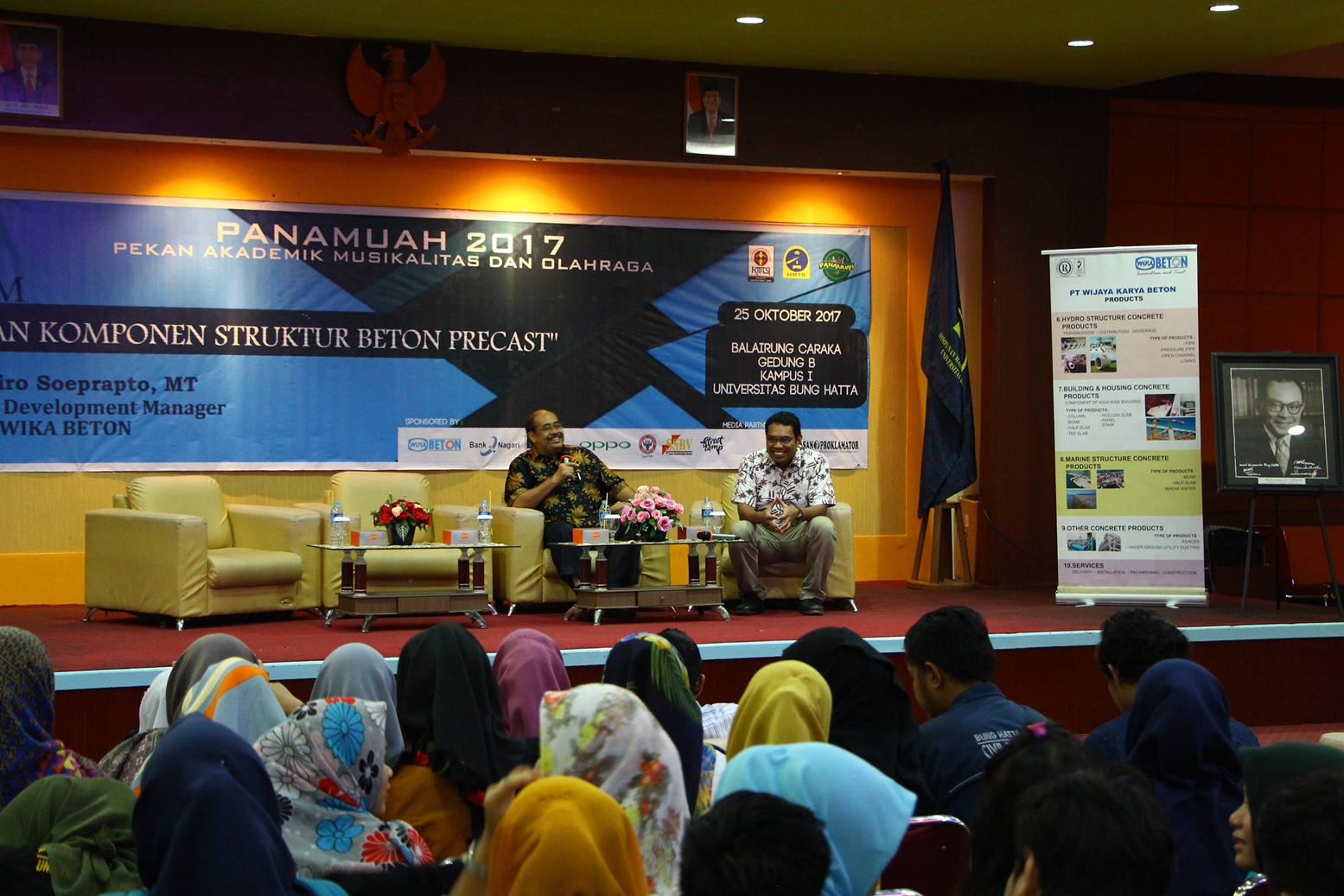 Kuliah Umum Beton Precast Bersama PT Wijaya Karya Beton Tbk